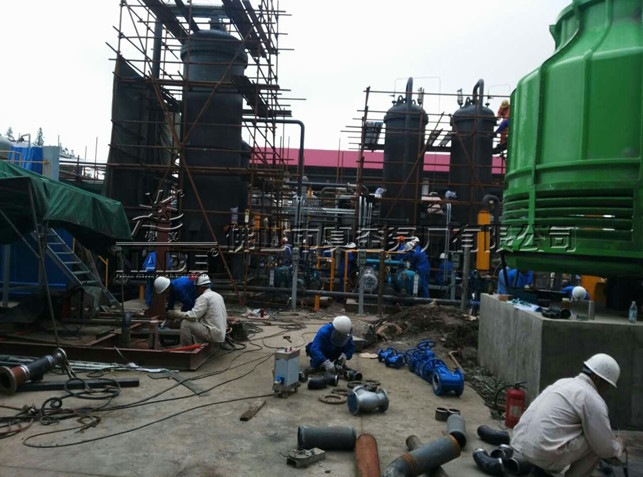 石化行業真空機組-2BT 102安裝現場 石化行業真空機組-2BT 102安裝現場